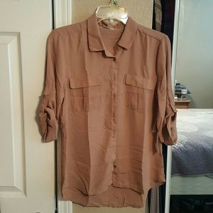 Fashion Nova Work Flow Button Down Top